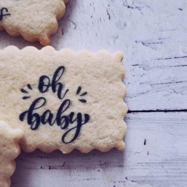 biscuits message personnalisés france meunier biscuiterie / Oh baby biscuit pour bébé , babyshower